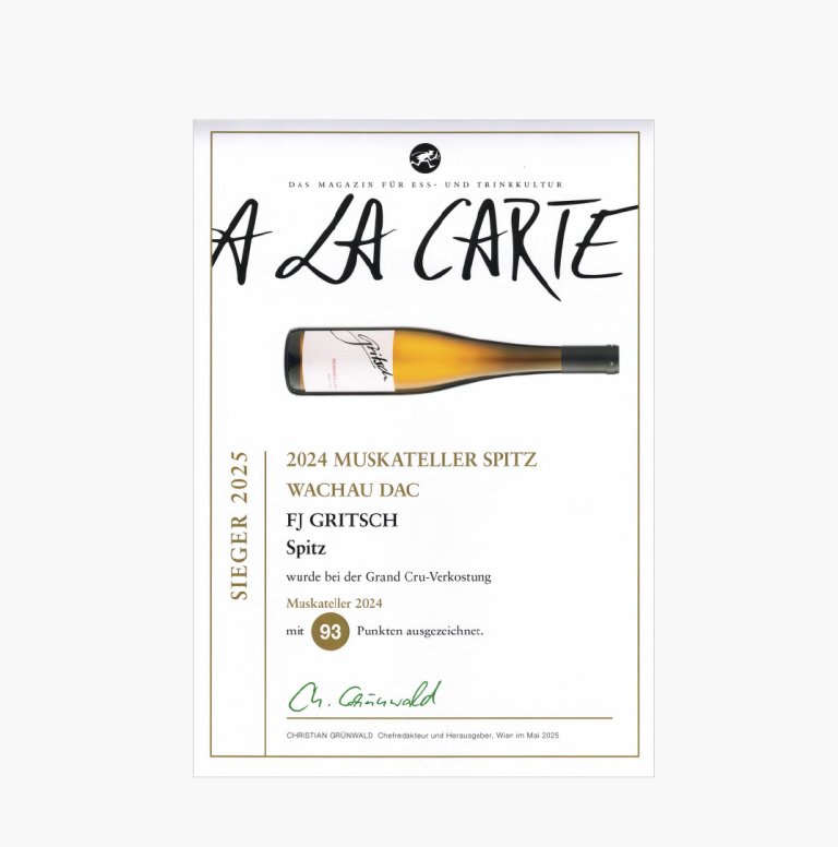 A La Carte Grand Cru Verkostung Muskateller