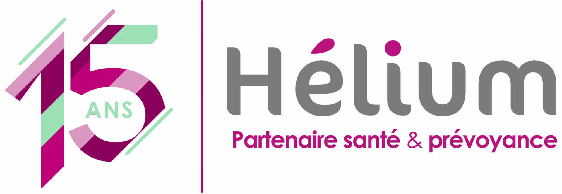 Logo Hélium V2025 15 ans