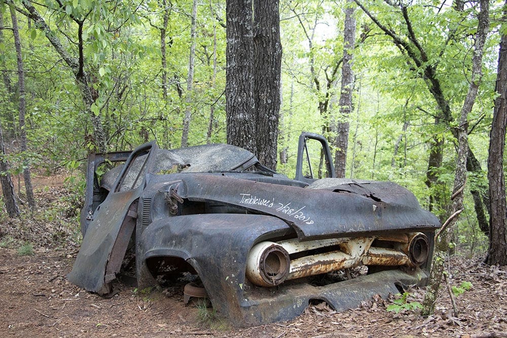 Georgia’s Providence Canyon State Park – A Must See Hiking providence canyon and found abandoned cars