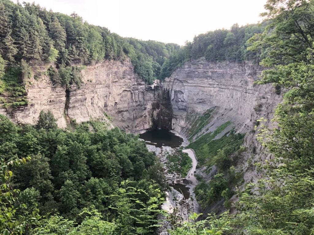 50+ Waterfalls in New York in 3 Days 50+ Waterfalls in New York in 3 Days Taughannock falls overlook