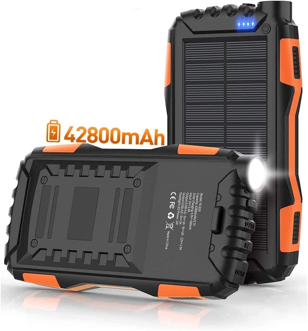 Awesome Gifts For Road Trippers (They’re Practical Too) Solar power portable phone charger.