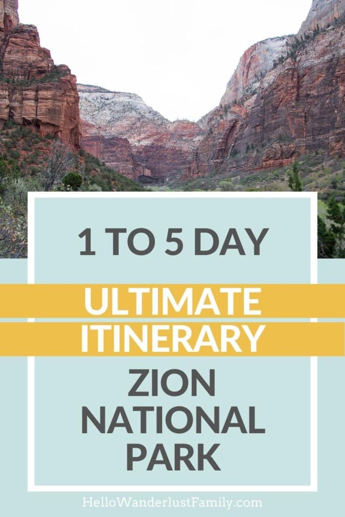 Your Epic 1 to 5 day Zion National Park Itinerary Awaits Your Epic 1 to 5 day Zion National Park Itinerary Awaits Zion National Park Itinerary 1