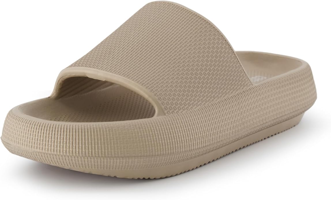 CUSHIONAIRE Feather Cloud Recovery Slide Sandals