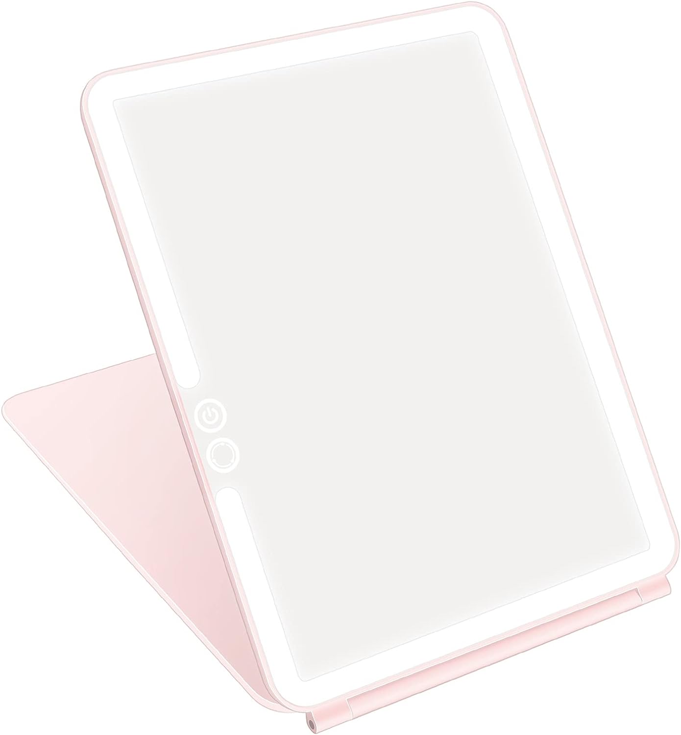 Folding Travel Mirror Lighted Makeup Mirror