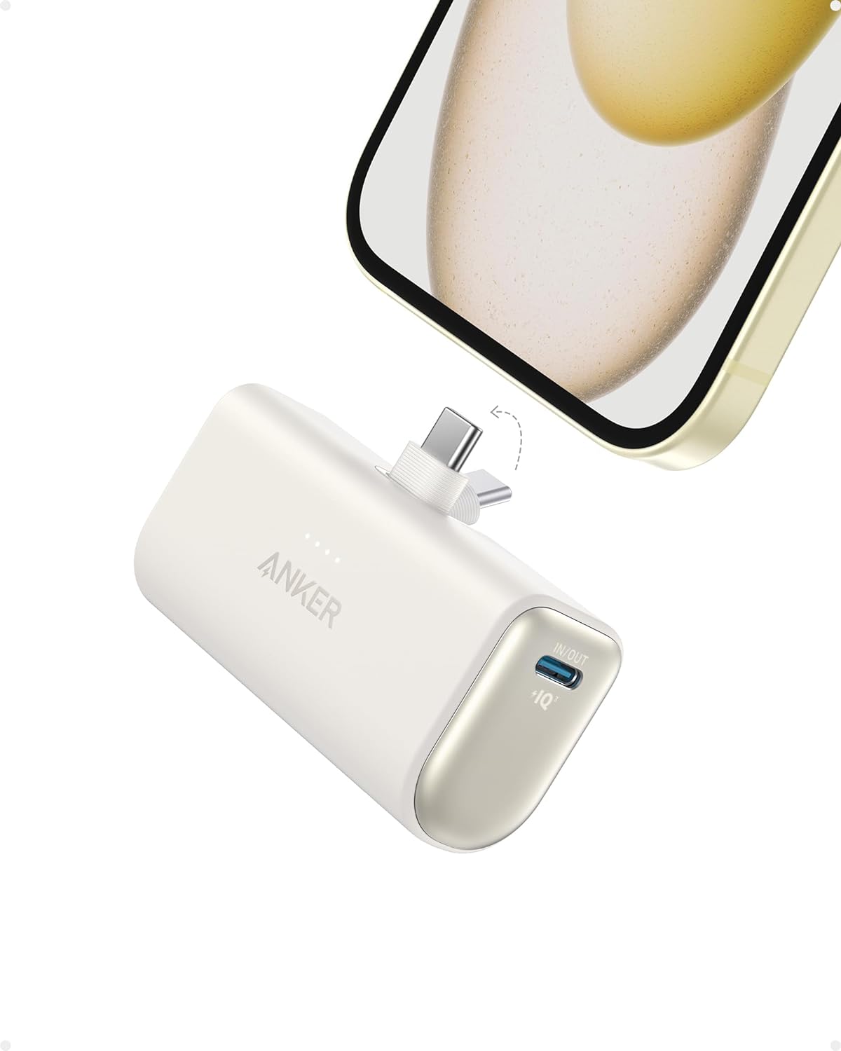 Nano Power Bank with Built-in USB