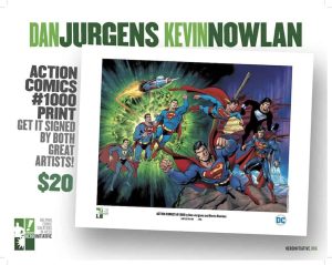 Dan Jurgens/Kevin Nowlan Action Comics #1000 print