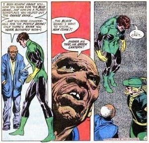 Dennis O'Neil panels from Green Lantern #76