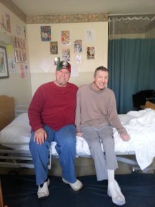 Mike Mantlo (left) and brother Bill Mantlo