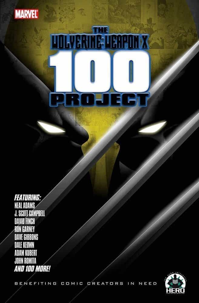 Comic book creator fundraising event poster image.