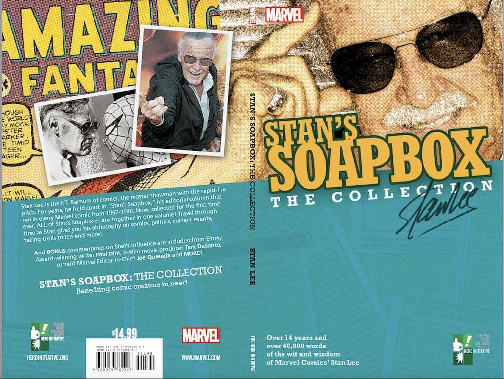 Stan Lee's Soapbox comic collection, honoring Marvel legend with insights on comics, politics, and current events.