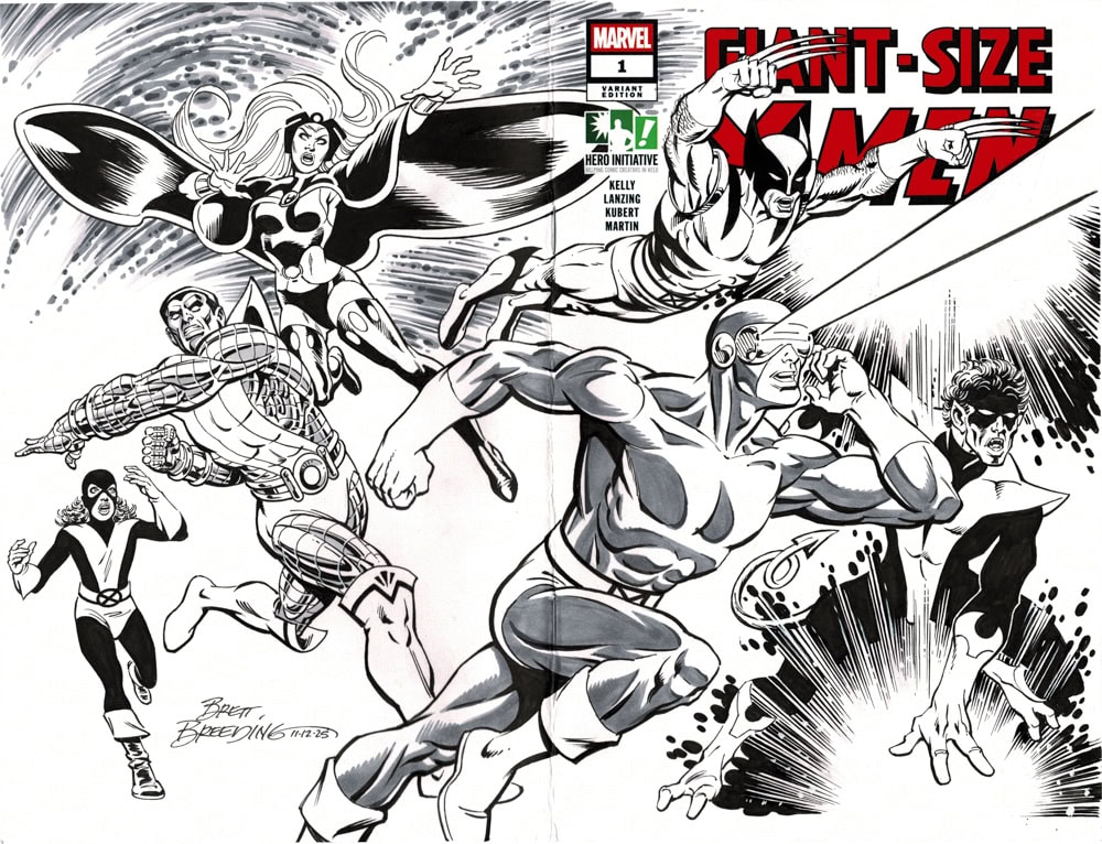 Hero Initiative comic book heroes supporting artists and creators in need.