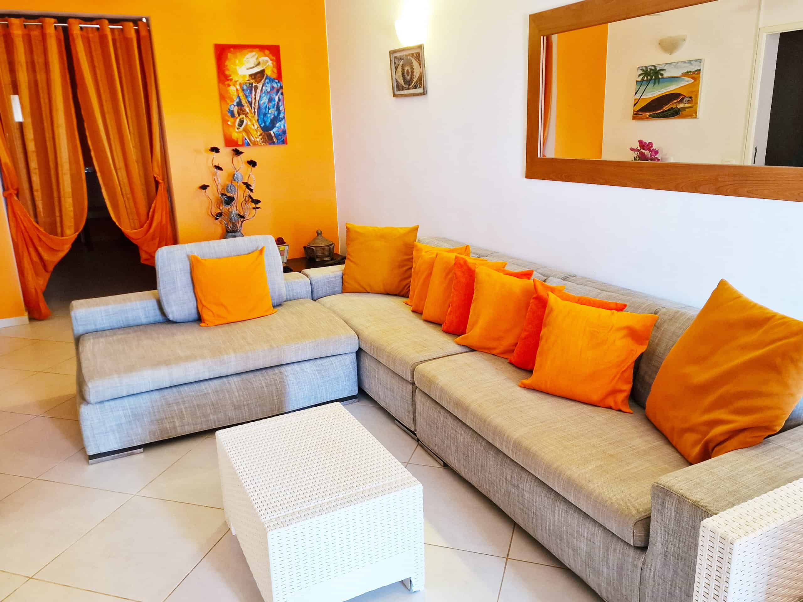 Living room - Beachfront 3 bed: Praia Antonio Sousa, Sal, Cabo Verde. Casa Verde Homes LDA.