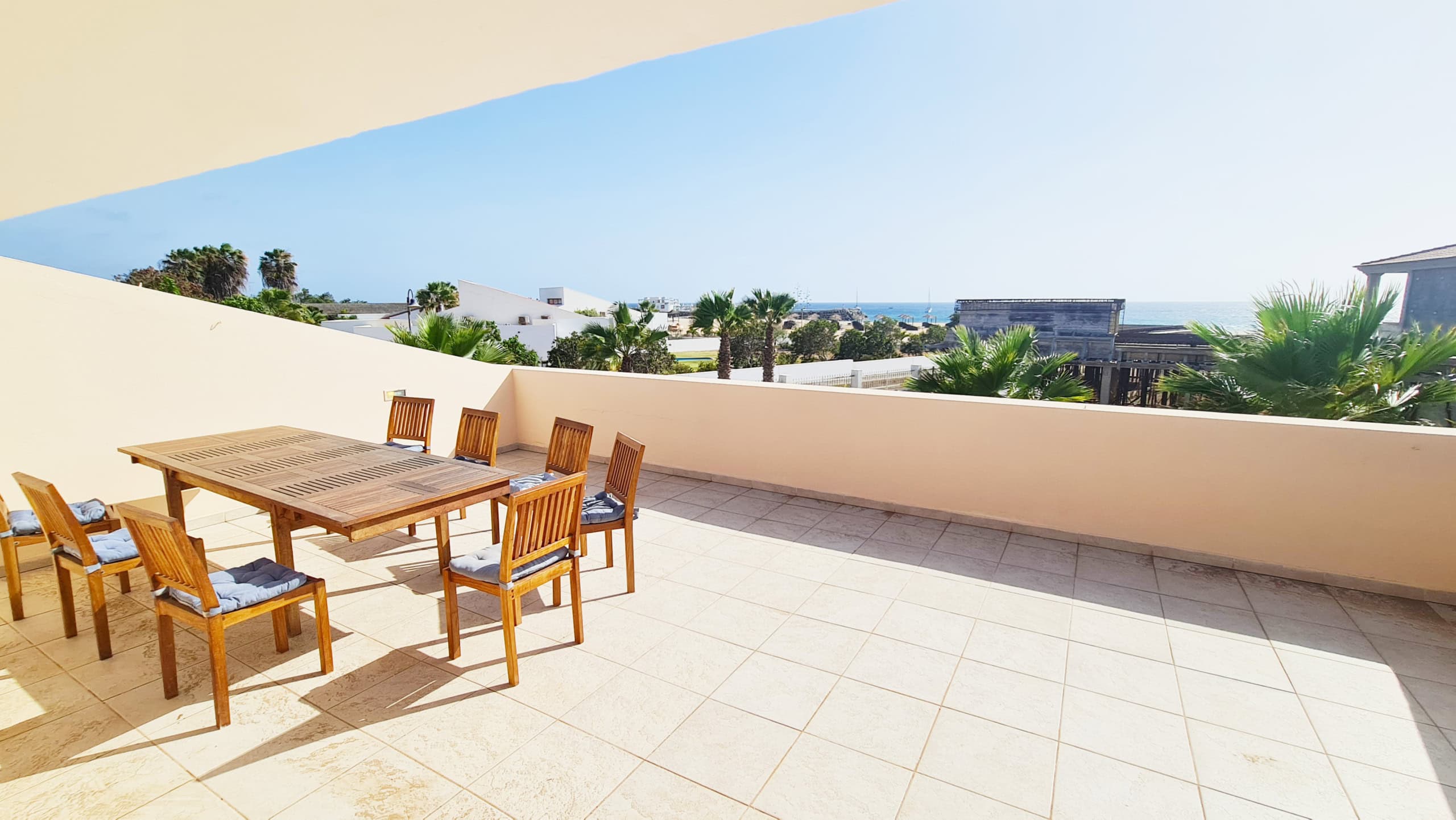 Roof Terrace: Paradise Beach: 3 Bed Ocean View Townhouse.