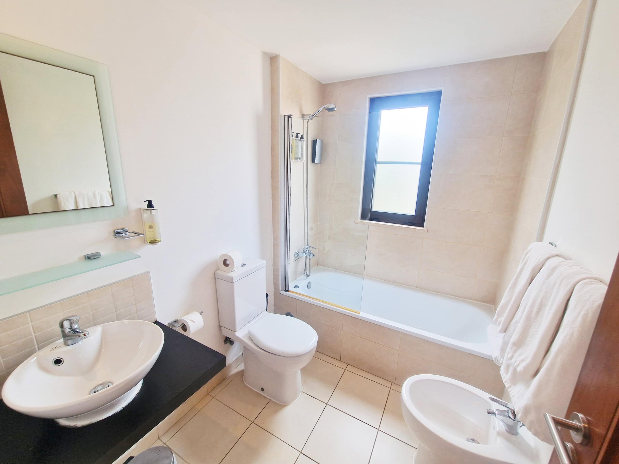 Main Bathroom - Melia Tortuga Pool Views Apartment, Sal, Cabo Verde