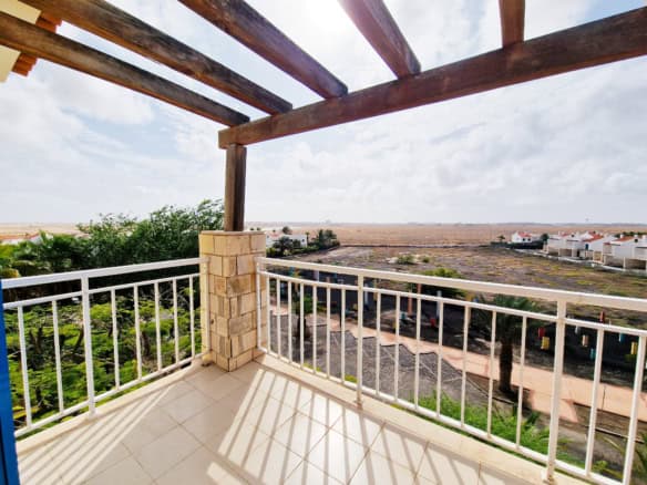 Balcony View to East - Ocean View Penthouse Studio for Sale, Aloe, Vila Verde