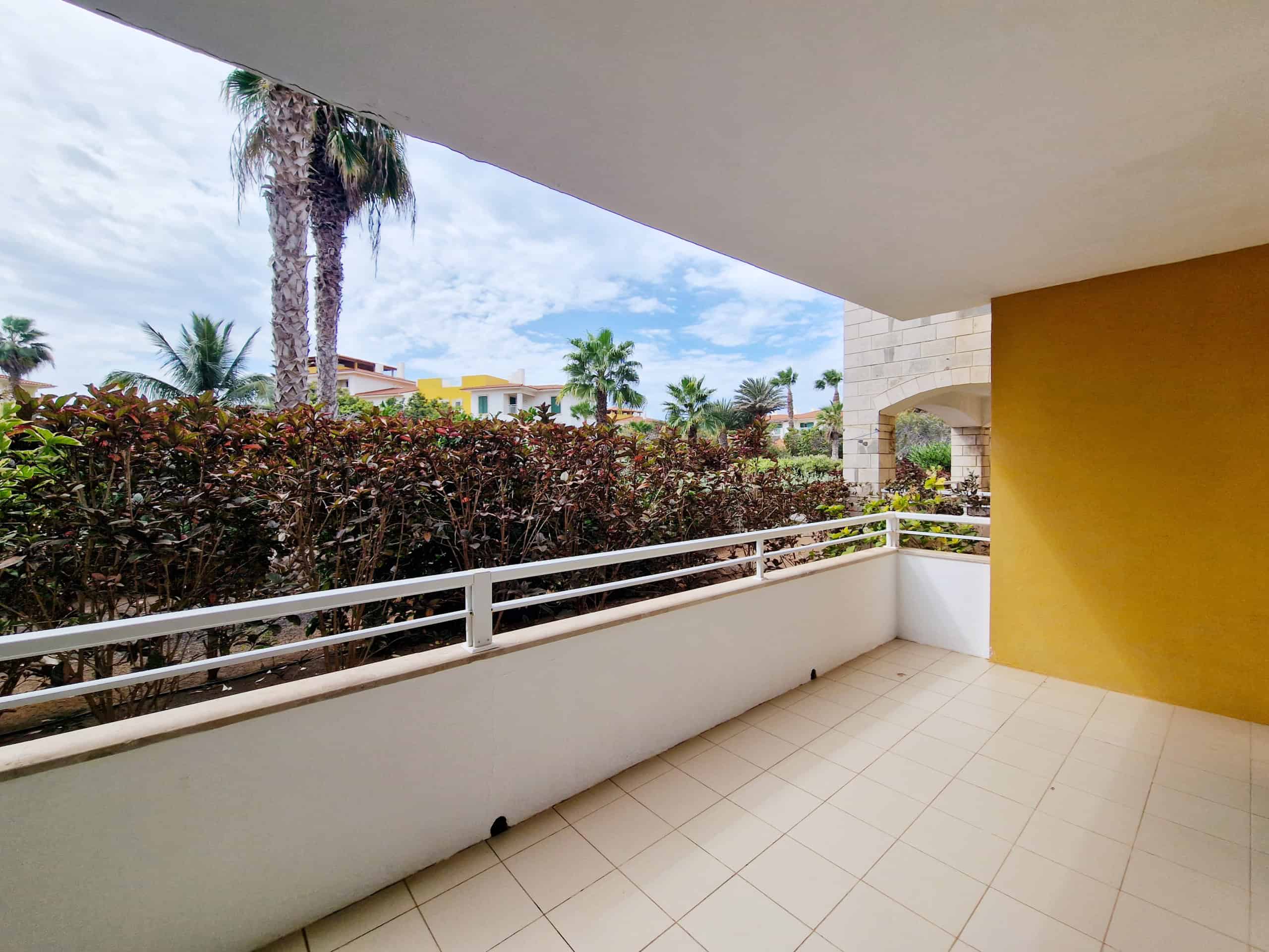 Rear Balcony - 2 Bed Poolside Apartment for Sale: Atriplex, Vila Verde, Sal, Cape Verde