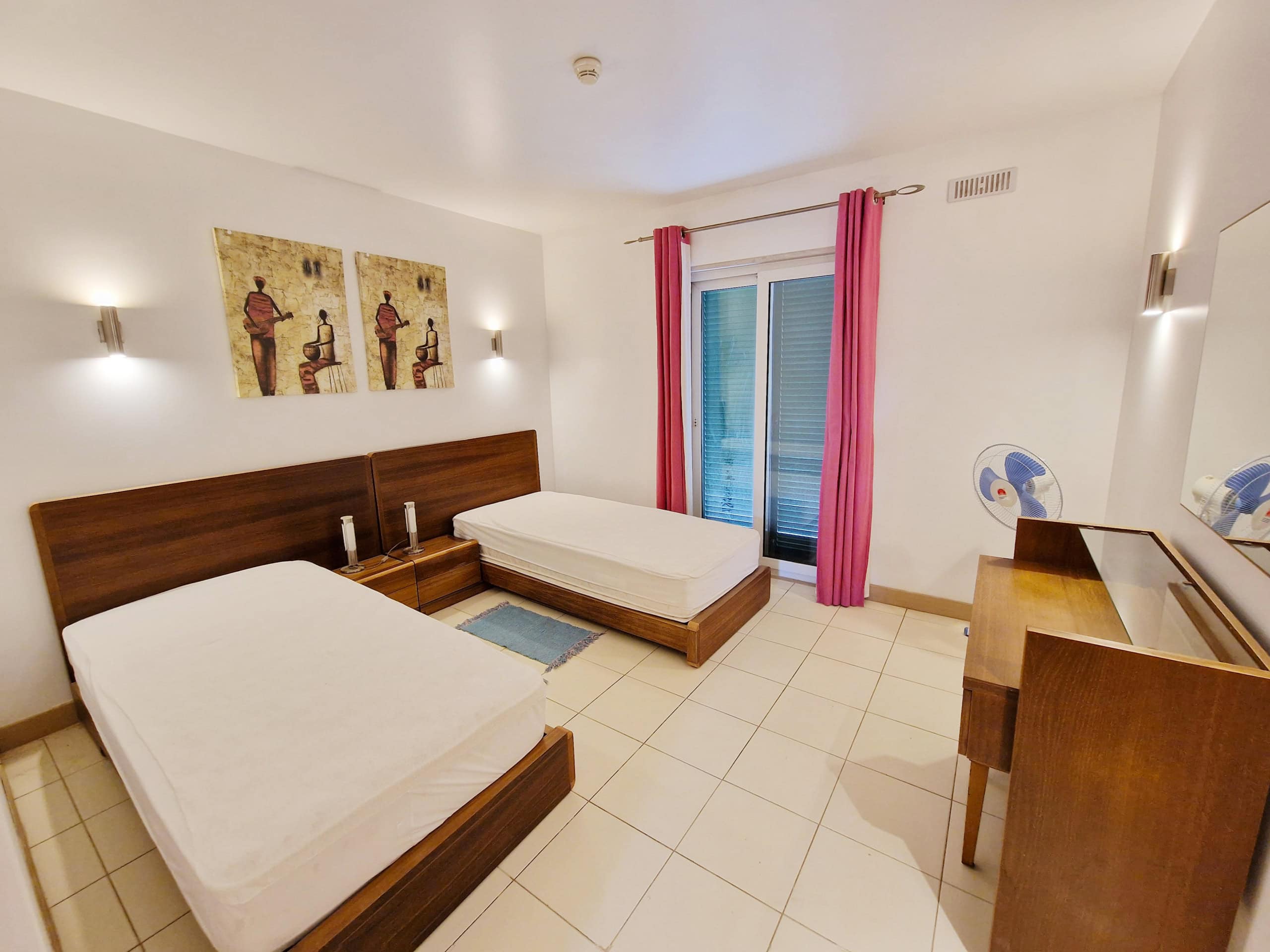 Large Twin Bedroom - 2 Bed Poolside Apartment for Sale: Atriplex, Vila Verde, Sal, Cape Verde