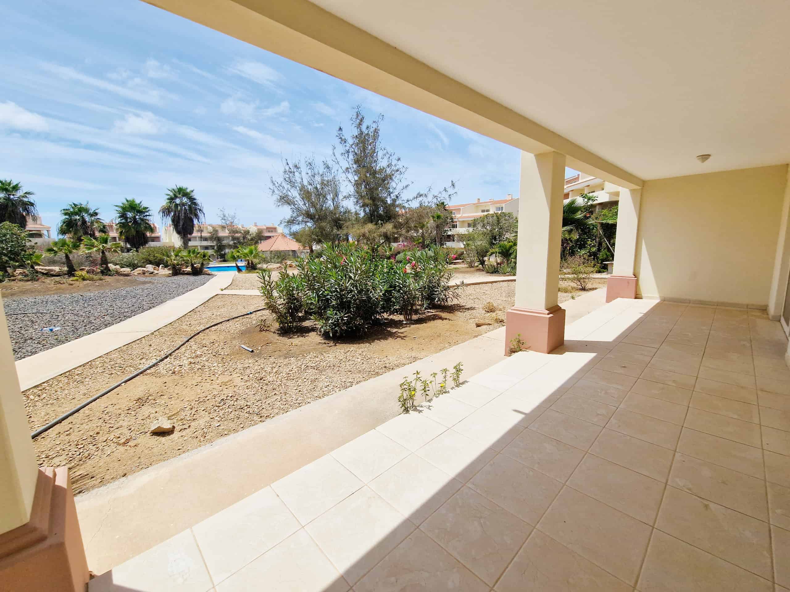 Ground Terrace View - 2 Bed Ground Floor Apartment: Pool Views, Paradise Beach