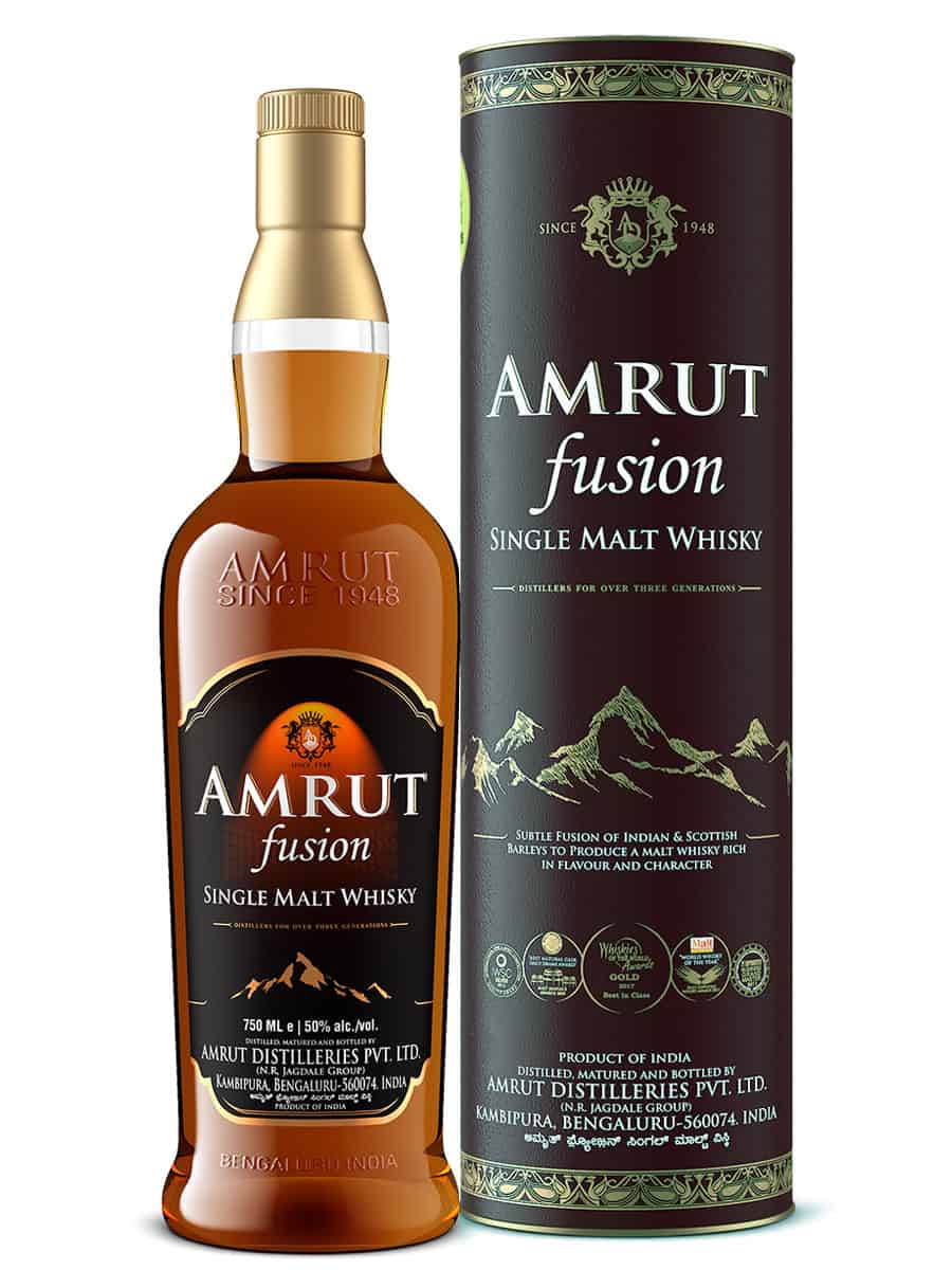 Amrut Fusion Indian Single Malt Whisky 70cl