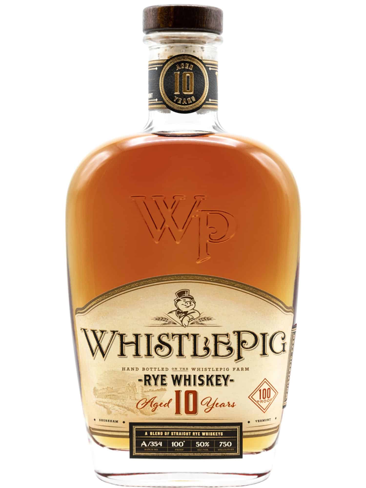 WhistlePig 10 Year Old American Straight Rye Whiskey 70cl
