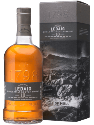 Ledaig 10 Year Old Single Malt Scotch Whisky from the Isle of Mull in the Hebrides