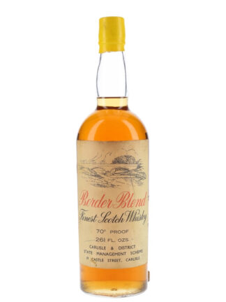 Border Blend Finest Scotch Whisky Carlisle State Management 1970's Bottling