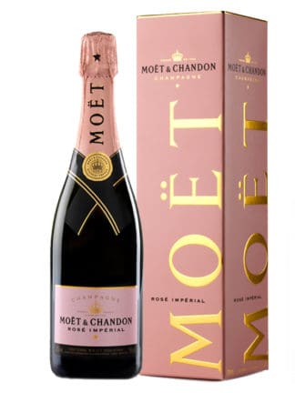Moet and Chandon Nectar Imperial Rose Dry Champagne NV 75cl