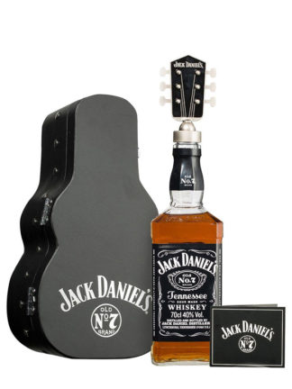 Jack Daniel's Tennessee Whiskey Guitar Case Gift Pack