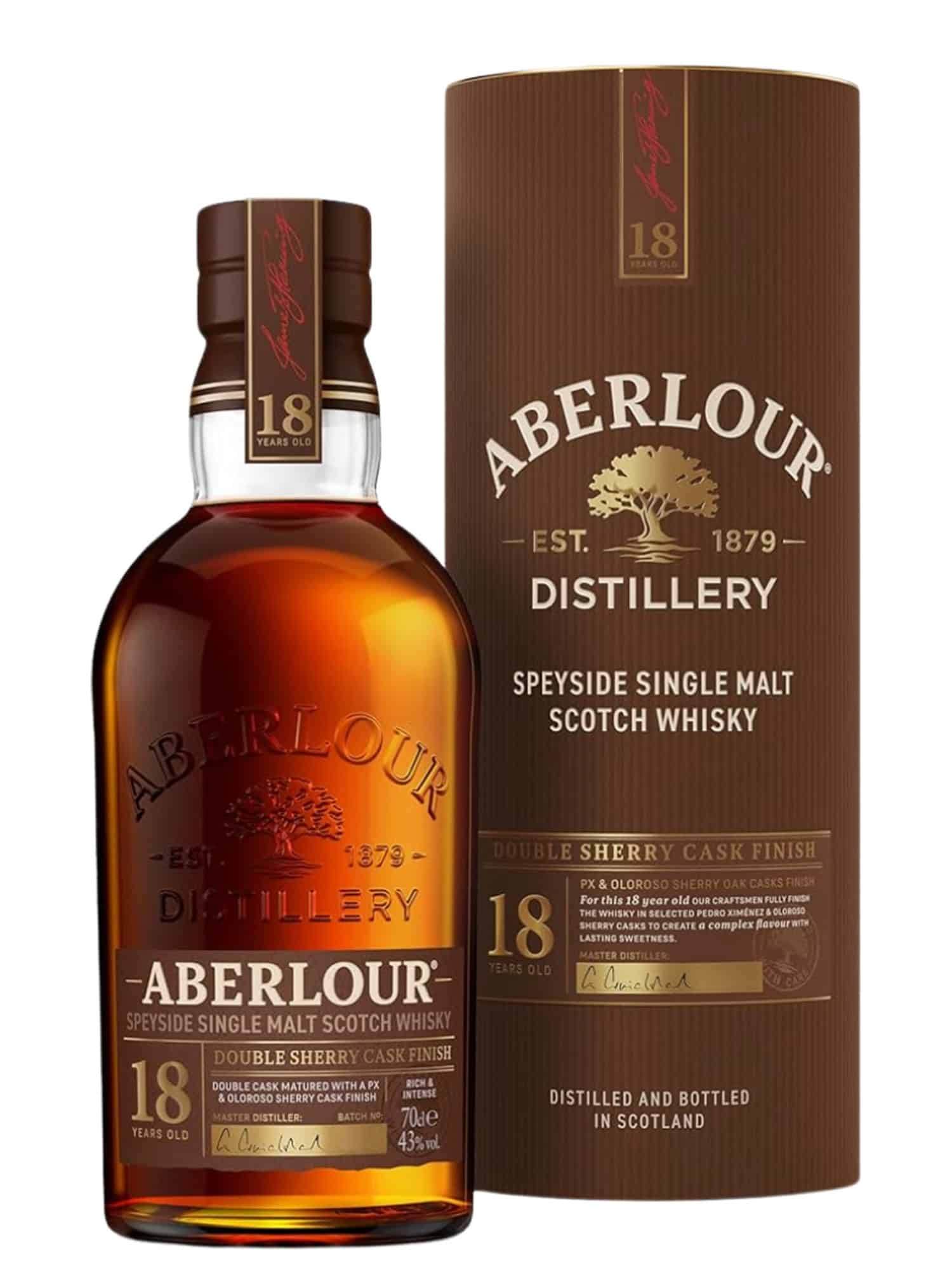 Aberlour 18 Year Old Double Cask Speyside Single Malt Scotch Whisky 70cl