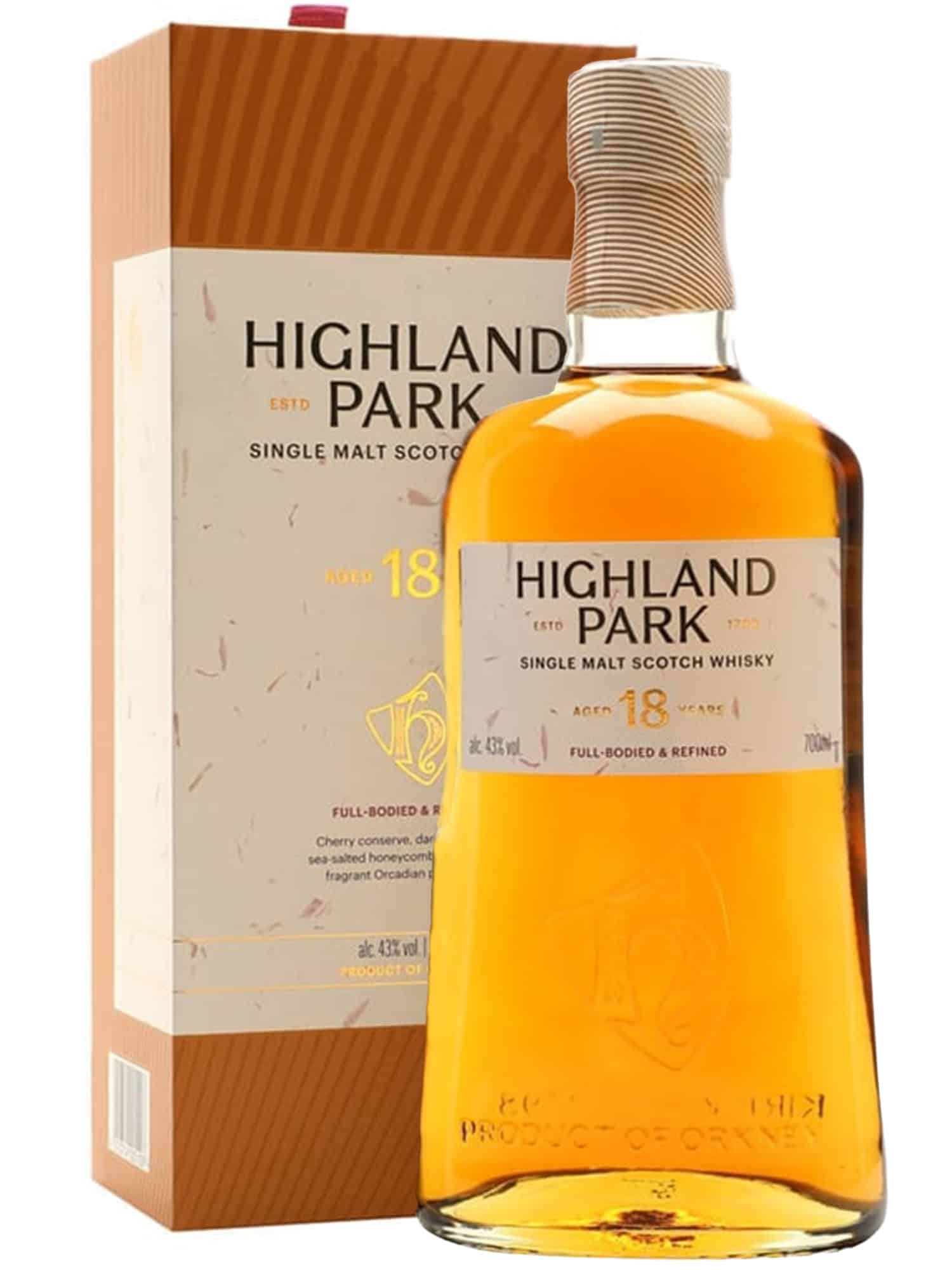 Highland Park 18 Year Old Island Single Malt Scotch Whisky 70cl