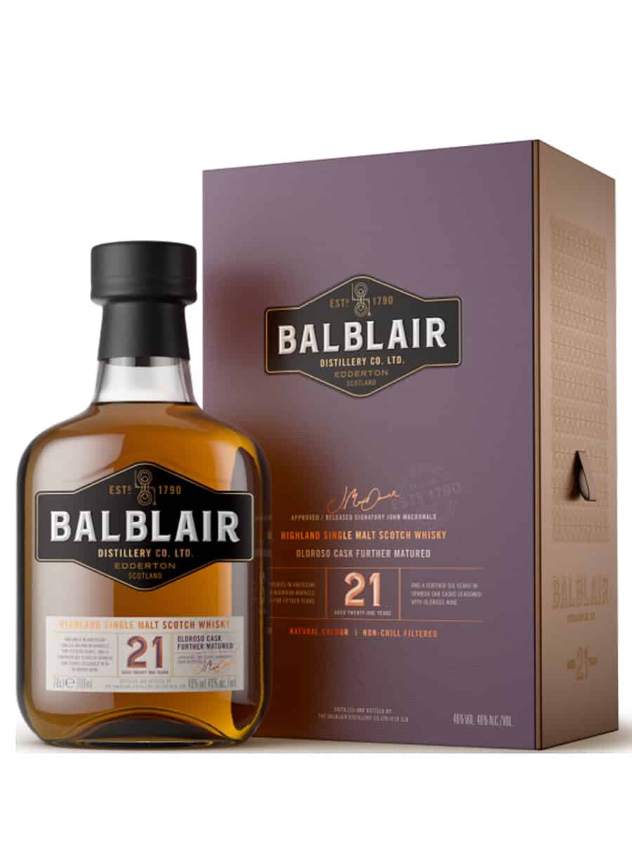 Balblair 21 Year Old Highland Single Malt Scotch Whisky
