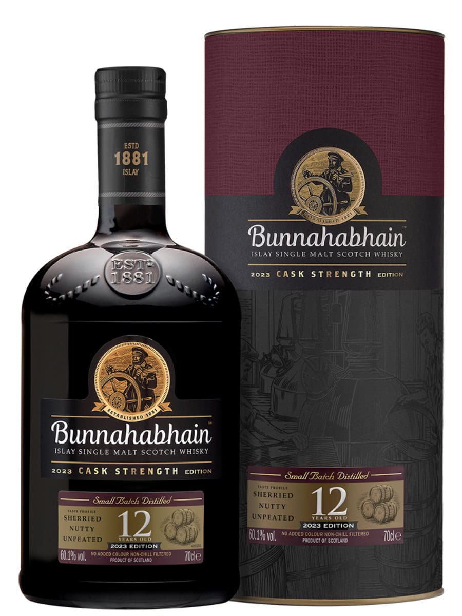 Bunnahabhain 12 Year Old Cask Strength 2023 Release Islay Single Malt Scotch Whisky