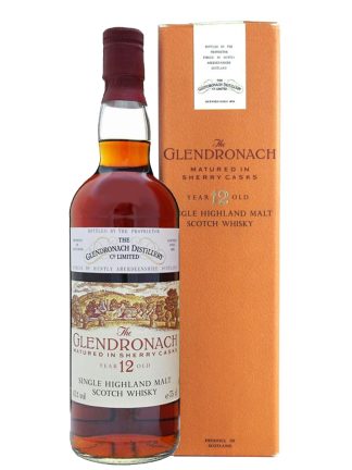 Glendronach 12 Year Old Sherry Cask 1980s Highland Single Malt Scotch Whisky