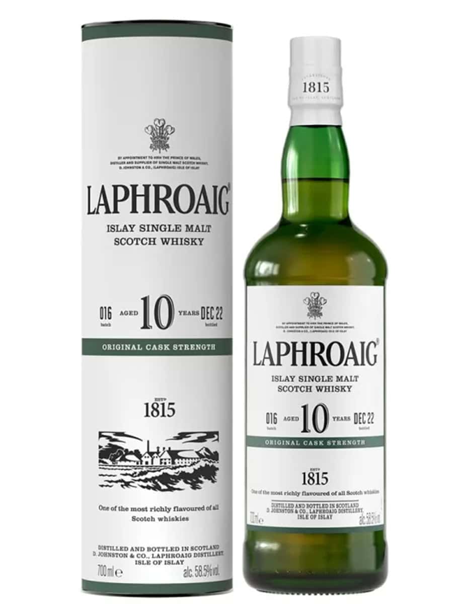 Laphroaig 10 Year Old Cask Strength Batch 16 Islay Single Malt Scotch Whisky 70cl
