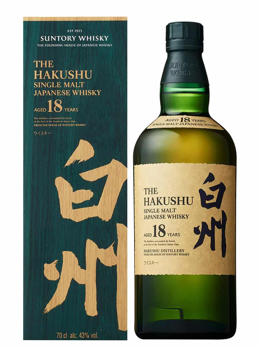 Hakushu 18 Year Old Japanese Single Malt Whisky