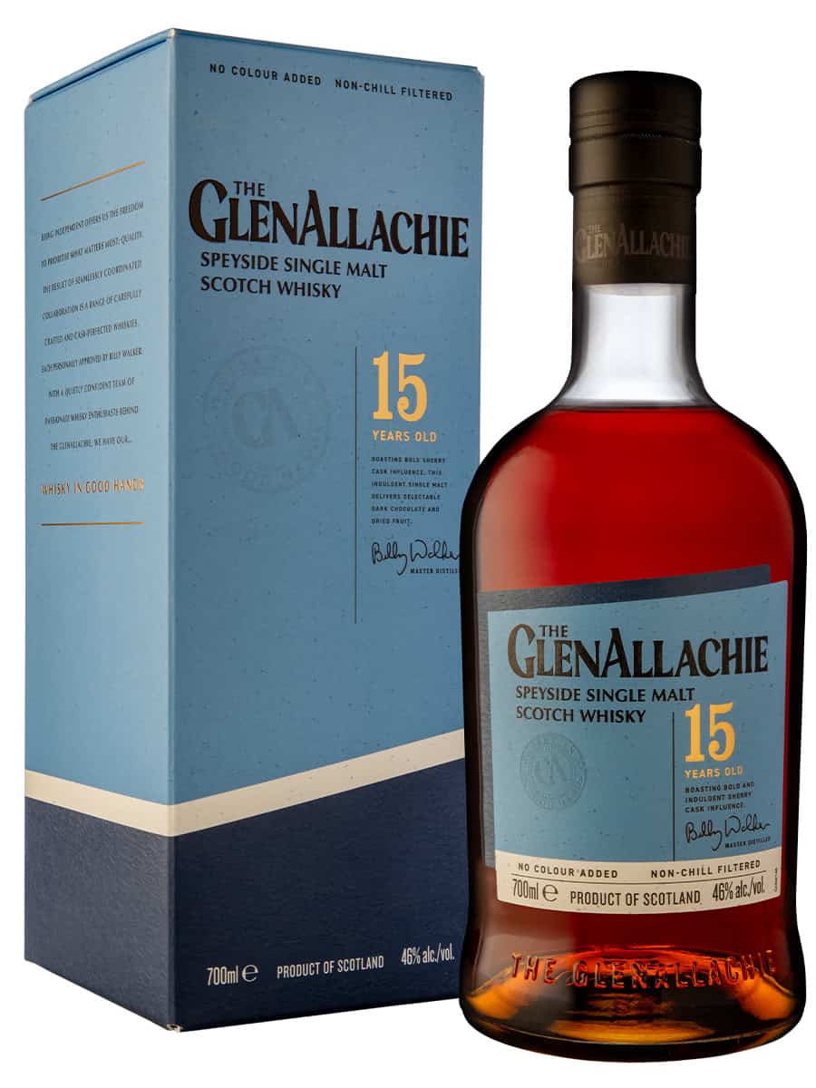 GlenAllachie 15 Year Old Speyside Single Malt Scotch Whisky 70cl