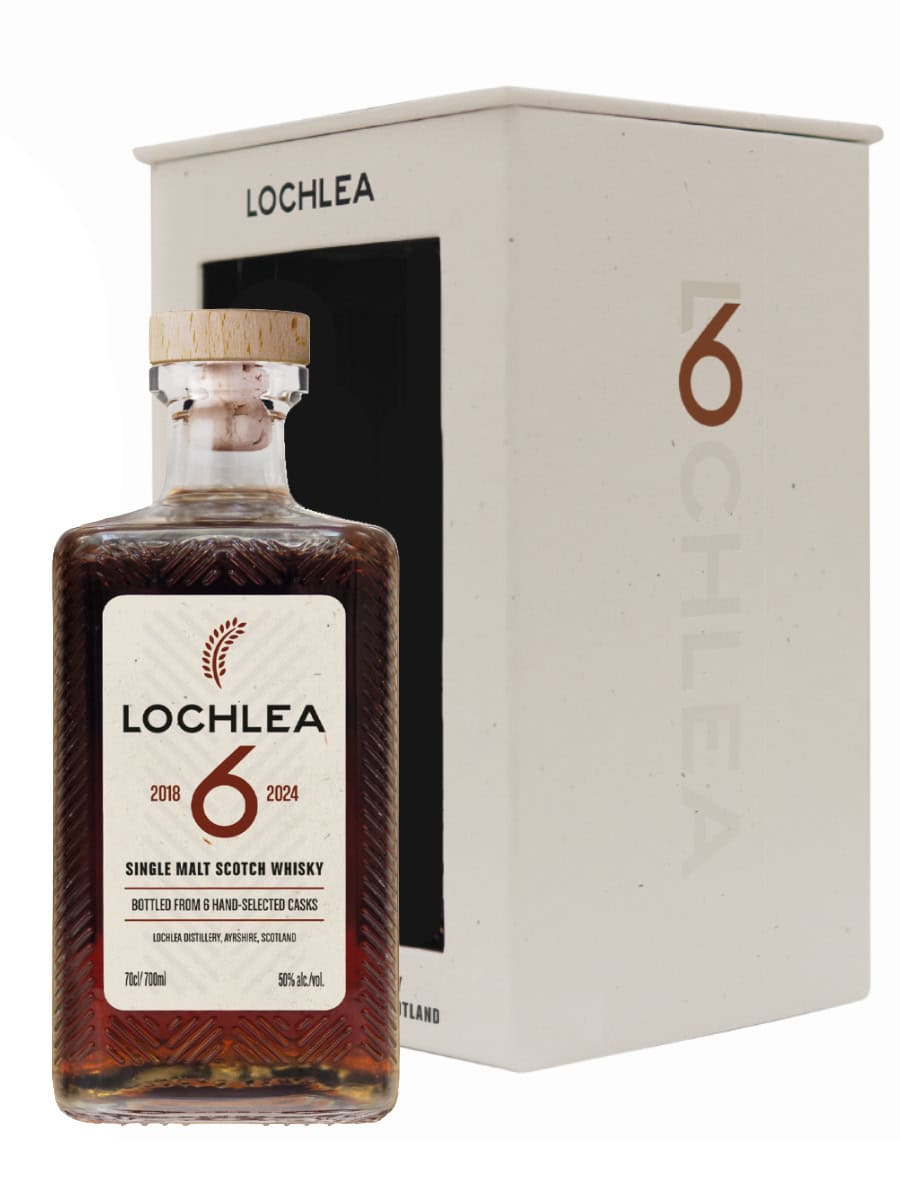 Lochlea 6 Year Old Lowland Single Malt Scotch Whisky 70cl