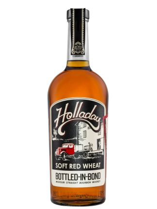 Ben Holladay Soft Red Wheat Bourbon Bottled in Bond Whiskey 70cl