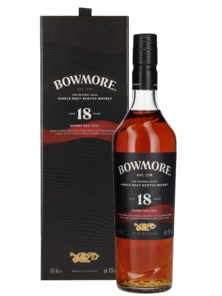 Bowmore 18 Year Old Sherry Oak Cask Islay Single Malt Scotch Whisky 70cl