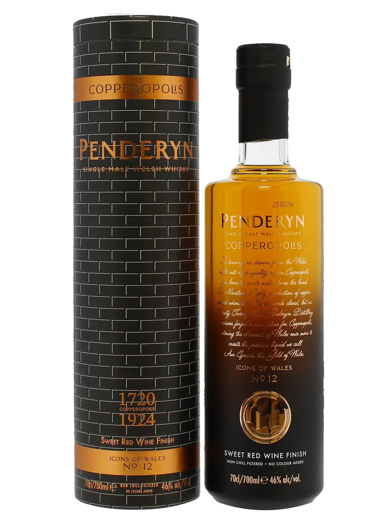 Penderyn Icons of Wales #12 Copperopolis Single Malt Welsh Whisky 70cl