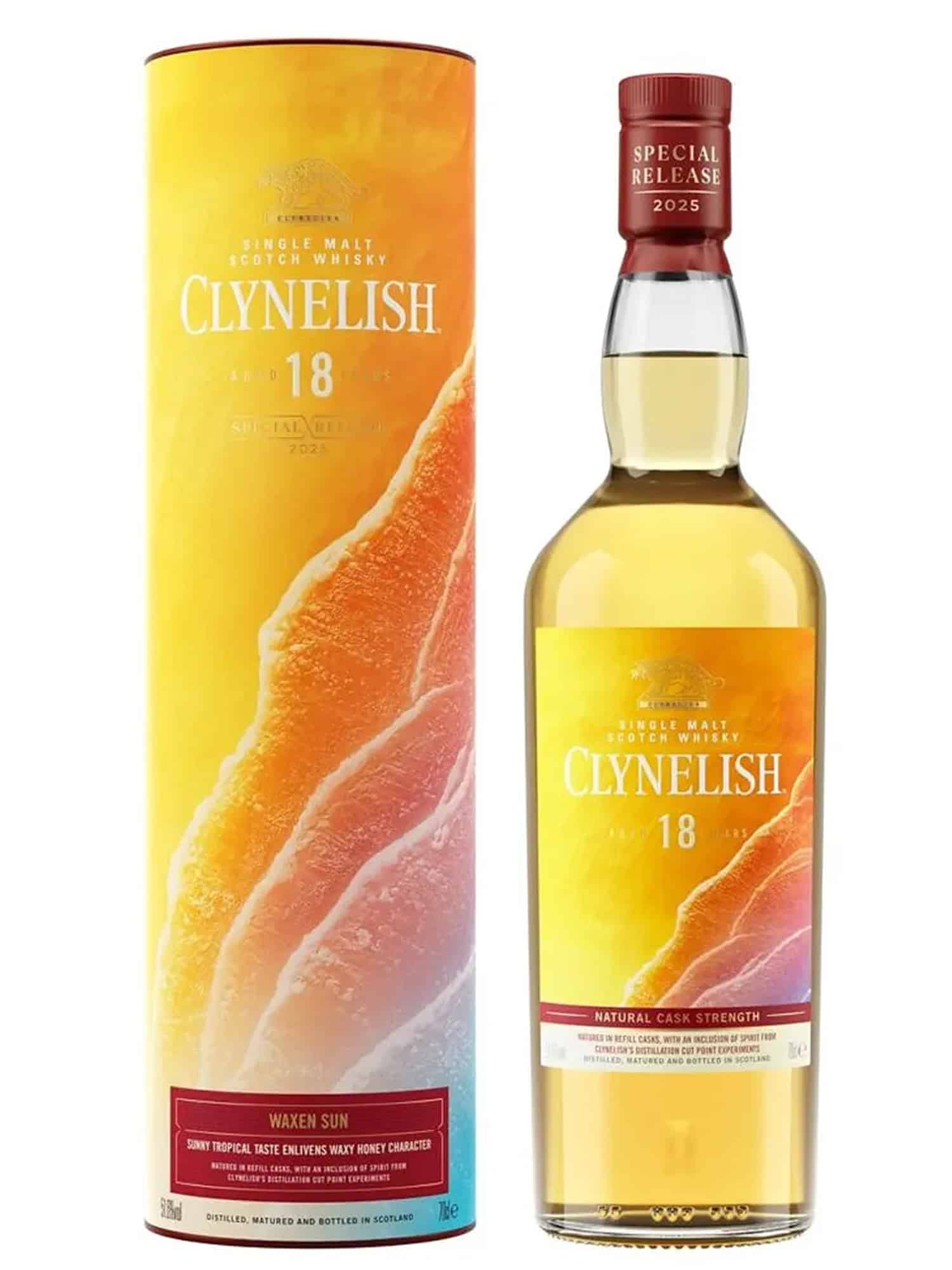 Clynelish 18 Year Old Waxen Sun Diageo Special Release 2025 Highland Single Malt Scotch Whisky 70cl