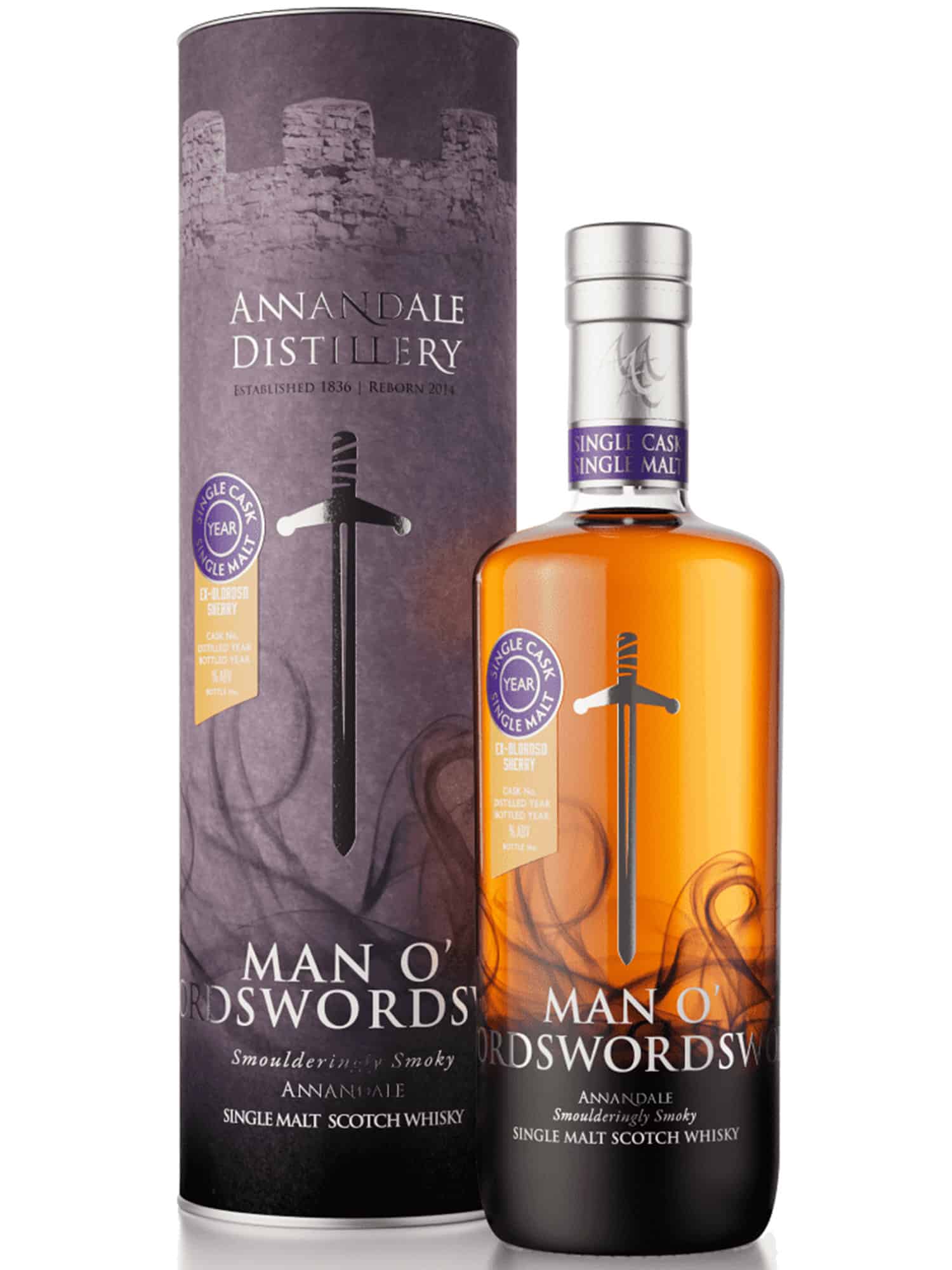 Annandale 5 Year Old MoS Sherry Oloroso Cask HoM Exclsuive Lowland Single Malt Scotch Whisky 1