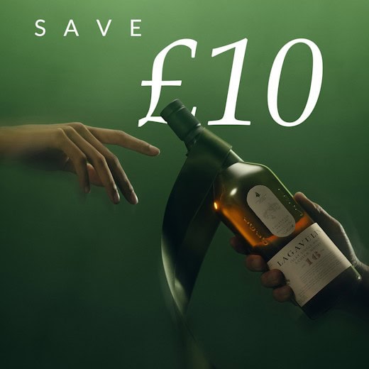 Lagavulin 16 Year Old Single Malt Islay Scotch Whisky Beyond The Smoke Homepage Promo Save £16 Per Bottle