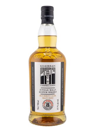 Kilkerran 8 Year Old Cask Strength Bourbon Cask 2026 Release 57.7% Campbeltown Single Malt Scotch Whisky 70cl