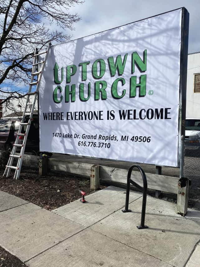 Kyle Visser Uptoan Church Banner