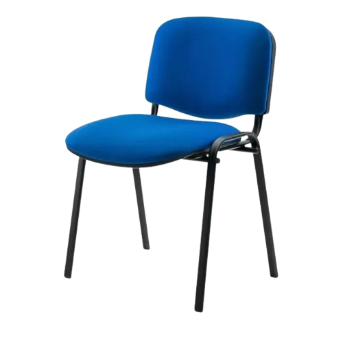 silla de visita azul