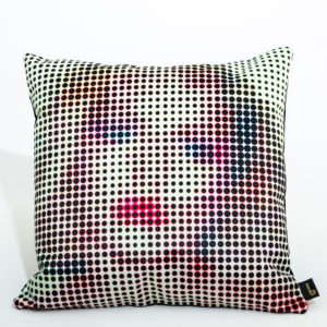 Halftone Icons – Deborah Statement Cushion