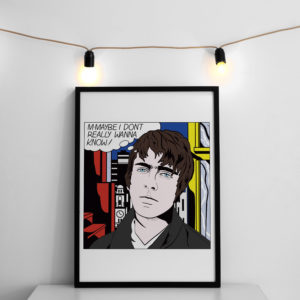 M-Maybe Live Forever Pop Art Print