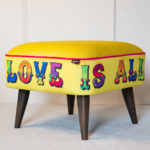 All You Need Is Love Slogan Stool – image 4