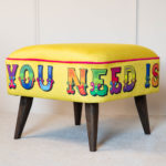All You Need Is Love Slogan Stool – image 2